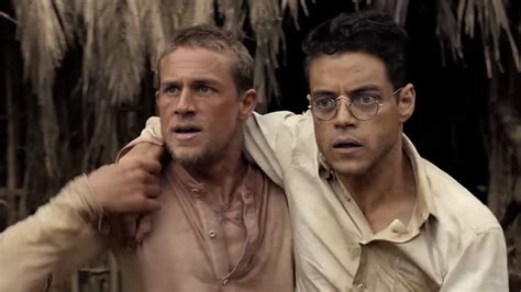 rami malek naked|Watch Charlie Hunnam and Rami Malek’s Naked Shower Scene。